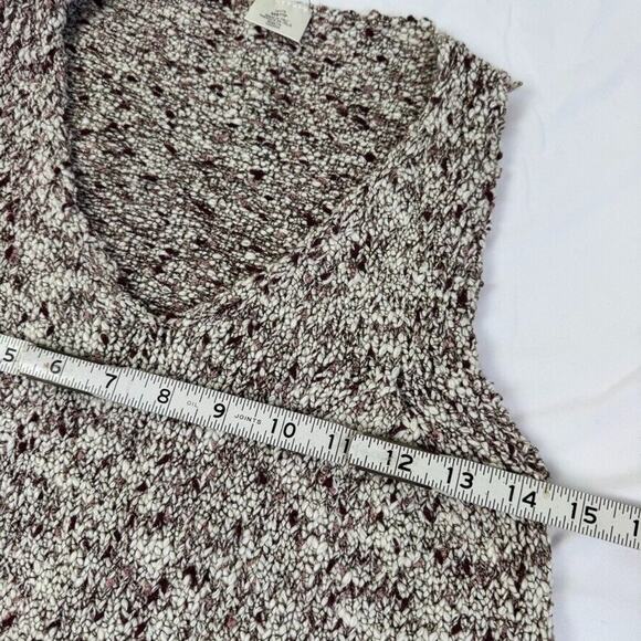 Anthropologie Moth Sleeveless V Neck Sweater Vest P XXS Cotton Boho Classic - Picture 8 of 9